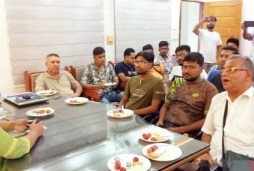 কলারোয়ায় নবাগত ইউএনও কৃষ্ণা রায়ের সাথে সংবাদিকদের মতবিনিময়