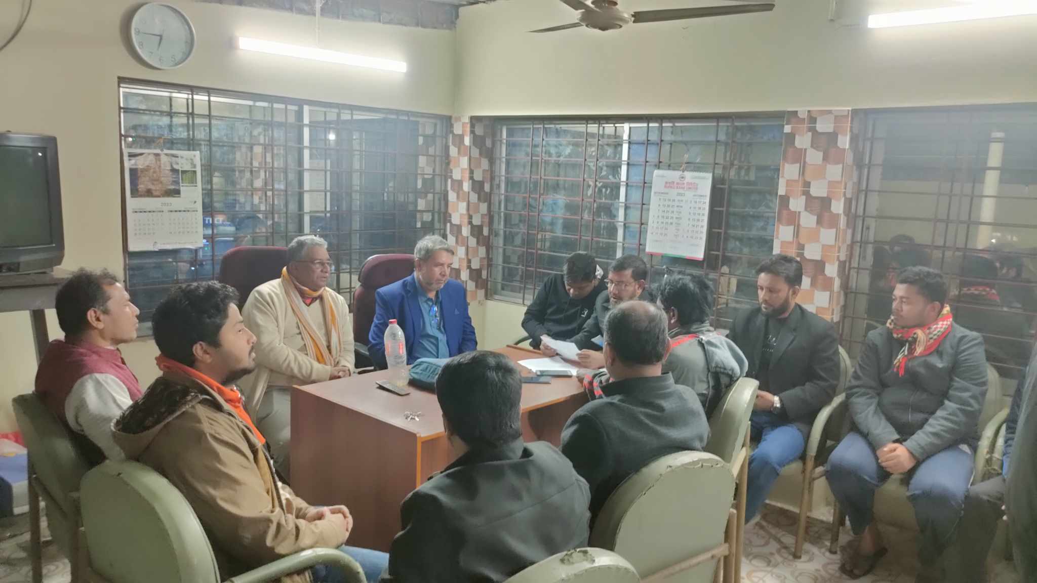 কলারোয়া সরকারি কলেজের সুবর্ণ জয়ন্তী প্রচার কমিটির মিটিং অনুষ্ঠিত