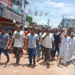 কয়রা উপজেলা পরিষদ নির্বাচন উপলক্ষে গনসংযোগে জি এম মোহাসিন রেজা