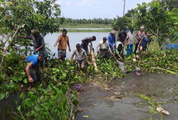 কলারোয়ায় দীর্ঘ ২৪ বছরের জলাবদ্ধতা নিরসনের উদ্যোগ