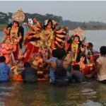 কলারোয়ায় প্রতিমা বিসর্জনের মধ্য  দিয়ে শেষ হলো শারদীয় দুর্গোৎসব