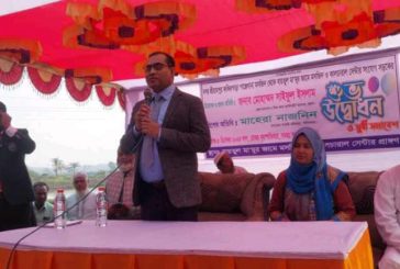 পাইকগাছার শ্রীরামপুরে সংযোগ সড়ক উদ্বোধন