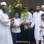 কলারোয়া সরকারি পাইলট হাইস্কুলের শিক্ষার্থীদের মাঝে গাছের চারা বিতরণ 
