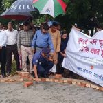 সাতক্ষীরায় ‘জুলাই শহীদ স্মৃতিস্তম্ভ’ এর ভিত্তিপ্রস্তর স্থাপন