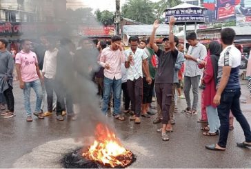 গোপালগঞ্জে হামলার প্রতিবাদে সাতক্ষীরায় বিক্ষোভ করেছে বৈছাআ