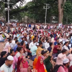শহীদ মিনারে চলছে প্রাথমিক শিক্ষকদের মহাসমাবেশ