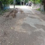 কলারোয়ার-খোর্দ্দ অভিমুখি রাস্তার বেহাল অবস্থা, চলাচলে ভোগান্তি