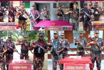 বিজিবির অভিযানে সাত লক্ষ টাকার ভারতীয় পন্য আটক