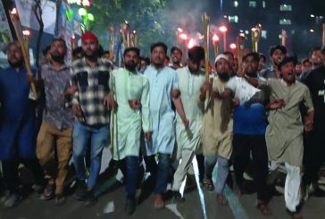 এনসিপির মশাল মিছিলে ‘জয় বাংলা’ স্লোগান