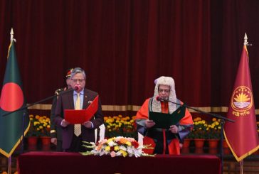 শপথ নিলেন ২৬তম প্রধান বিচারপতি জুবায়ের রহমান চৌধুরী