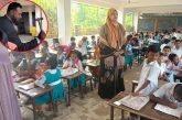 বিদ্যালয়ের তালা ভেঙে পরীক্ষা নিলেন ইউএনও