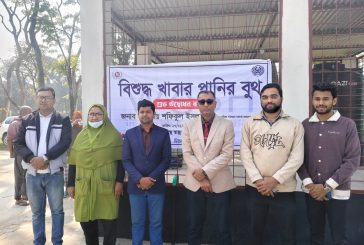 কলারোয়া হাসপাতালে বিশুদ্ধ খাবার পানির বুথ উদ্বোধন