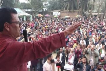 এলাকার উন্নয়ন তরান্বিত করতে ধানের শীষে ভোট দিন ----কলারোয়ায় বিএনপি প্রার্থী হাবিব