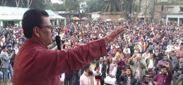এলাকার উন্নয়ন তরান্বিত করতে ধানের শীষে ভোট দিন —-কলারোয়ায় বিএনপি প্রার্থী হাবিব