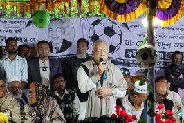 কালিগঞ্জে স্বতন্ত্র প্রার্থী ডাঃ শহিদুল আলমের নির্বাচনী জনসভা