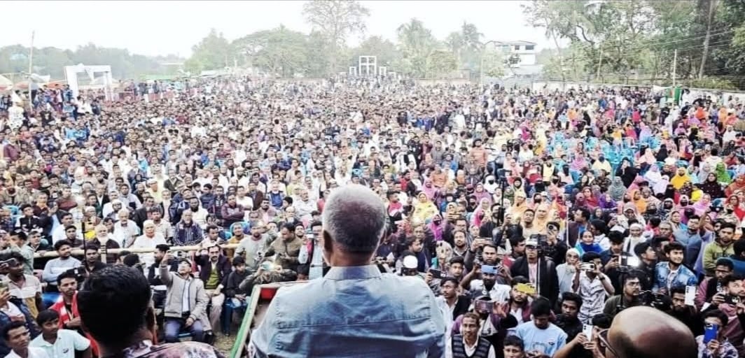 কালিগঞ্জে স্বতন্ত্র প্রার্থী শহিদুল আলমের নির্বাচনী জনসভা