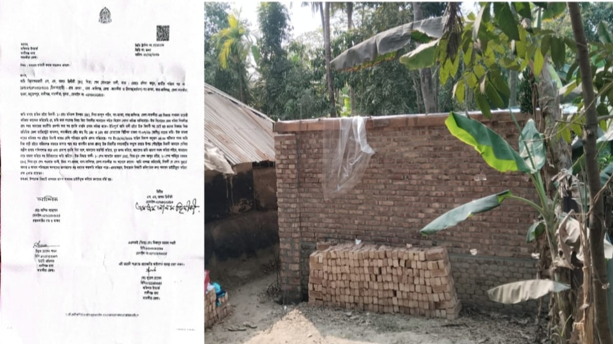 কালিগঞ্জে জমি দখল নিয়ে উত্তেজনা: আদালতে মামলা সত্ত্বেও নির্মাণকাজ চলমানের অভিযোগ