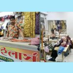 কলারোয়ায় ঈদকে সামনে রেখে ব্যস্ত সময় পার করছে দর্জি কারিগররা