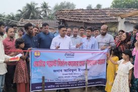 কলারোয়ায় পানি সরবরাহ ব্যবস্থা নির্মাণ কাজের উদ্বোধন