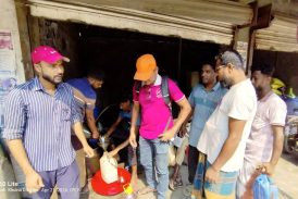 কালিগঞ্জের পুলিনবাবুর হাটখোলায় টানা দ্বিতীয় দিন ডিজেল বিক্রি