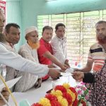 কলারোয়া সড়ক পরিবহন শ্রমিক ইউনিয়নের পক্ষ থেকে মরণোত্তর ভাতা প্রদান