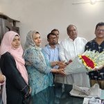 সাতক্ষীরা জেলা পরিষদ প্রশাসক হাবিবুল ইসলামের সাথে সমাজসেবা পরিবারের সৌজন্য সাক্ষাৎ