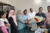সাতক্ষীরা জেলা পরিষদ প্রশাসক হাবিবুল ইসলামের সাথে সমাজসেবা পরিবারের সৌজন্য সাক্ষাৎ