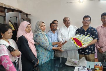 সাতক্ষীরা জেলা পরিষদ প্রশাসক হাবিবুল ইসলামের সাথে সমাজসেবা পরিবারের সৌজন্য সাক্ষাৎ