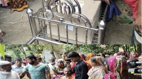 লেবাননে নিহত নাহিদুল কফিনবন্দি হয়ে ফিরলেন নিজ বাড়িতে