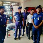 কালিগঞ্জ থানা পরিদর্শনে সাতক্ষীরার পুলিশ সুপার