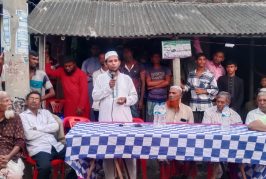 খাজরা রাস্তা সংস্কার করলেন চেয়ারম্যান প্রার্থী মাহবুবুর রহমান