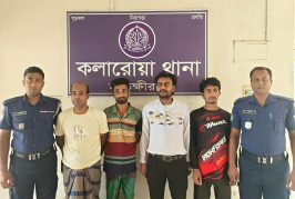 কলারোয়ায় পুলিশের বিশেষ অভিযানে গ্রেফতার ৪