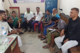 কলারোয়া ফুটবল মাঠ ব্যবস্থাপনা কমিটি গঠনেরর লক্ষ্যে সভা