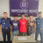 কলারোয়ায় পুলিশি অভিযানে ইয়াবাসহ গ্রেফতার তিন