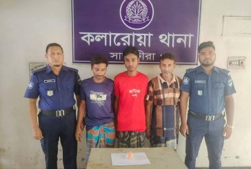 কলারোয়ায় পুলিশি অভিযানে ইয়াবাসহ গ্রেফতার তিন