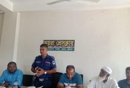 অপরাধের বিরুদ্ধে জিরো টলারেন্স, কঠোর অবস্থানে নবগত ওসি রাশেদ ইসলাম