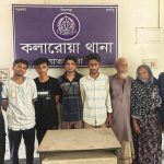 কলারোয়া থানা পুলিশের বিশেষ অভিযান: বিভিন্ন মামলায় ৬ আসামী গ্রেফতার