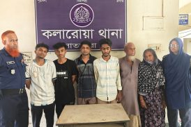 কলারোয়া থানা পুলিশের বিশেষ অভিযান: বিভিন্ন মামলায় ৬ আসামী গ্রেফতার