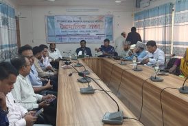 কলারোয়ায় গ্রাম আদালত ব্যবস্থাপনা কমিটির ত্রৈমাসিক সভা অনুষ্ঠিত