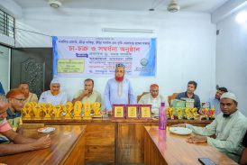 কলারোয়ায় ক্রীড়া ব্যক্তিত্ব ও কৃতি খেলোয়াড়দের সংবর্ধনা