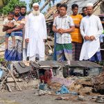 আশাশুনির বড়দলে আকস্মিক ঘূর্ণিঝড়ে ৫টি কাঁচা ঘর লন্ডভন্ড