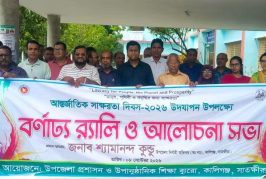 কালিগঞ্জে আন্তর্জাতিক সাক্ষরতা দিবসে র‍্যালী ও আলোচনা সভা অনুষ্ঠিত