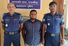 আশাশুনিতে সাবেক ইউপি চেয়ারম্যান গ্রেফতার