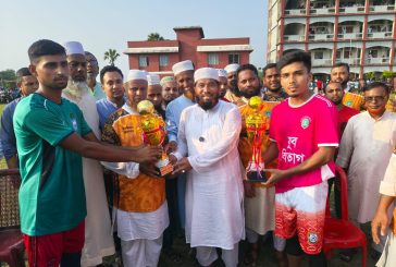 প্রতাপনগরে আট দলীয় জুলাই স্মৃতি ফুটবল টুর্নামেন্টে; ৪ নম্বর ওয়ার্ড চ্যাম্পিয়ন