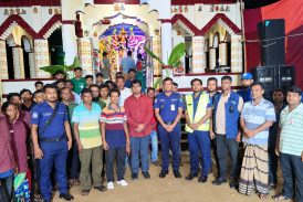 পূজামণ্ডপে নিরাপত্তায় গাফিলতি হলে আনসারদের জবাবদিহি করতে হবে:এএসপি বায়েজিদ ইসলাম