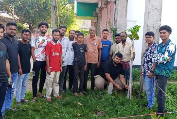 কলারোয়ায় ৪০০ কাঠবাদাম গাছ রোপনের সূচনা করলেন ইঞ্জিনিয়ার চয়ন